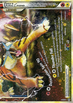 Entei & Raikou LEGENDE UL-91 Ultra Rare Good Deutsch
