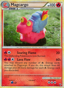 Magcargo UD-6 Holo Rare Excellent Deutsch Reverse Holo