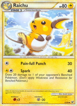 Raichu UD-33 Uncommon Good Deutsch