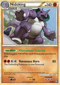Nidoking TM-6 Holo Rare Poor Deutsch