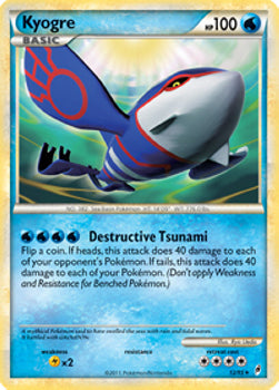 Kyogre CL-12 Holo Rare Good Deutsch Reverse Holo