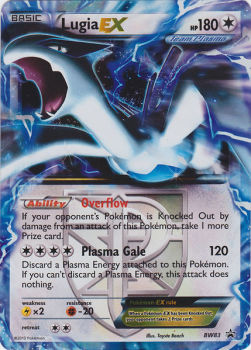 Lugia EX BW-83 Promo Good Englisch