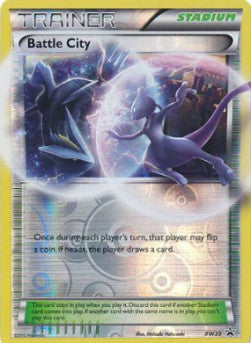 Battle City BW-39 Promo Light Played Deutsch Reverse Holo