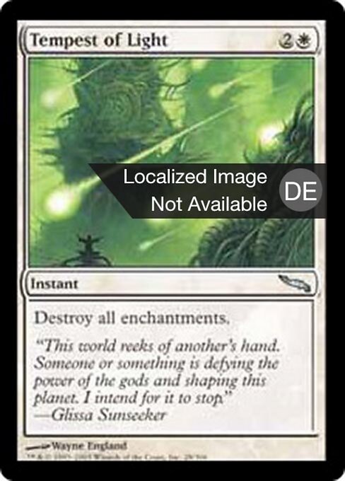 Sturmwind des Lichts MRD-28 Uncommon Played Deutsch