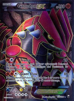 Groudon EX DEX-106 Ultra Rare Good Deutsch