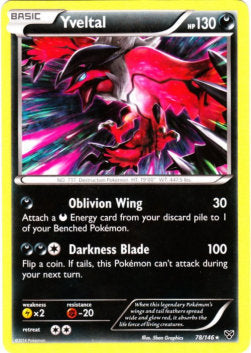 Yveltal XY-78 Rare Good Deutsch