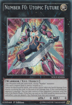 Number F0: Utopic Future WSUP-026 Secret Rare Excellent Englisch 1. Auflage