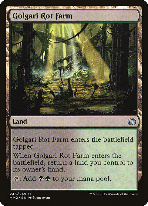Golgari-Verrottungsfarm MM2-243 Uncommon Good Englisch