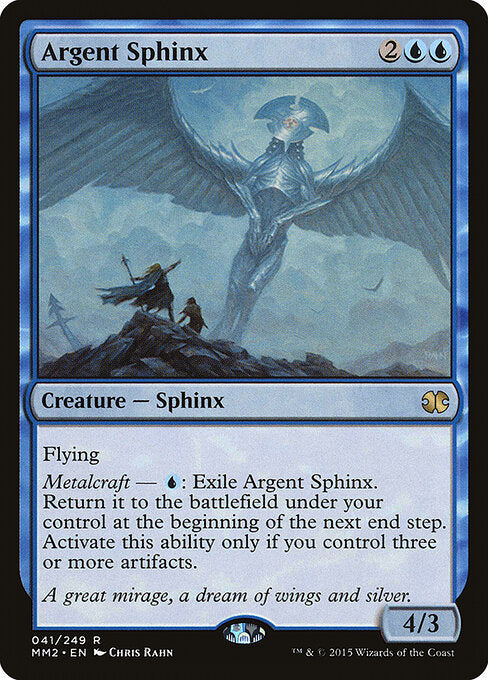 Argent Sphinx MM2-41 Rare Excellent Englisch