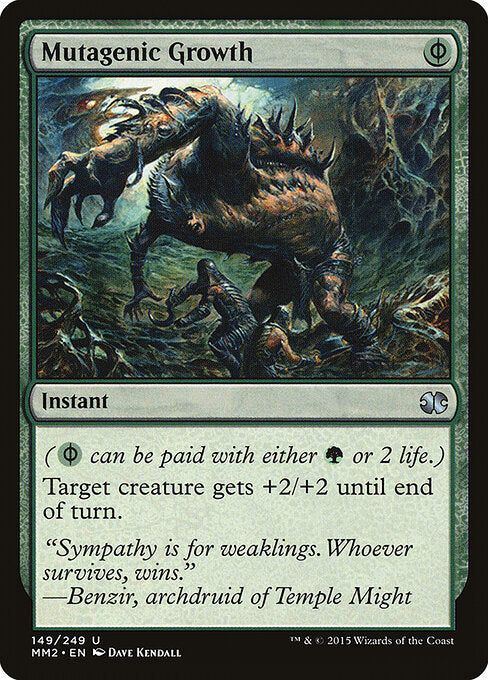 Mutagenes Wachstum MM2-149 Uncommon Light Played Englisch Foil