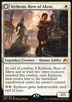 Kytheon, Held von Akros // Gideon der Kampfgestählte ORI-23 Mythic Light Played Deutsch