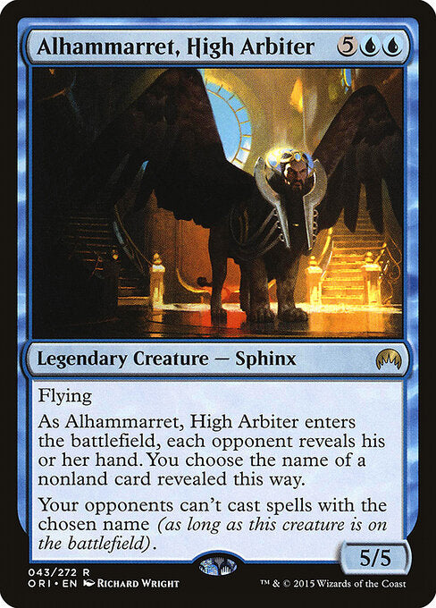 Alhammarret, High Arbiter ORI-43 Rare Good Englisch