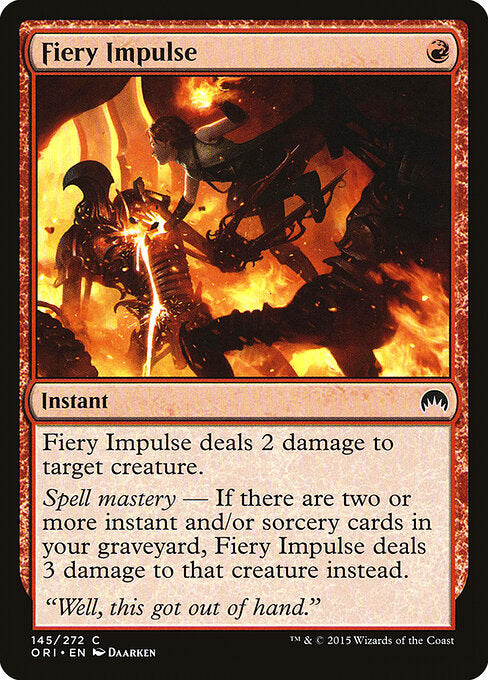 Feuriger Impuls ORI-145 Common Near Mint Englisch Foil