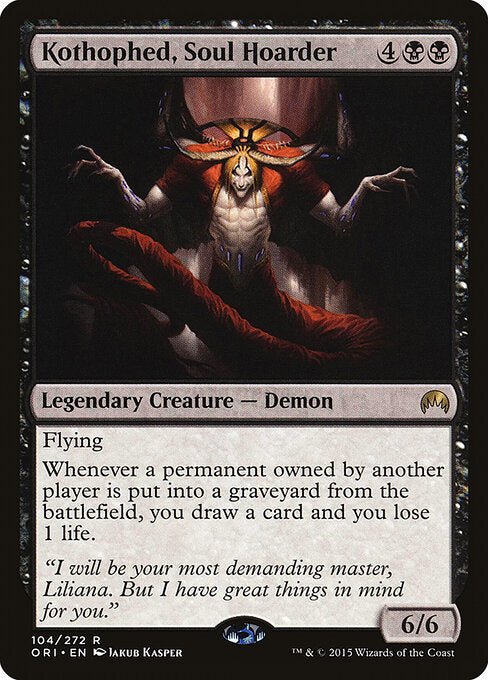 Kothophed, Soul Hoarder ORI-104 Rare Good Englisch Foil