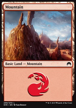 Gebirge (V.4) ORI-268 Land Excellent Englisch Foil