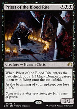 Priester des Blutrituals ORI-112 Rare Played Deutsch