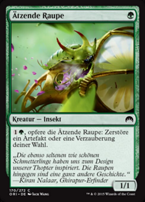 Ätzende Raupe ORI-170 Common Near Mint Deutsch