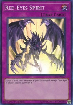 Rotäugiger Geist DRL2-020 Super Rare Light Played Deutsch 1. Auflage