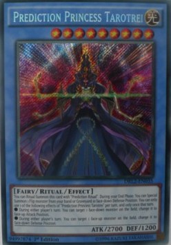 Wahrsageprinzessin Tarotrei DRL2-035 Secret Rare Light Played Deutsch 1. Auflage