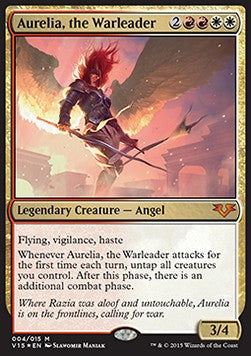 Aurelia, the Warleader V15-4 Mythic Excellent Englisch Foil