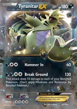 Tyranitar EX AOR-42 Ultra Rare Near Mint Englisch