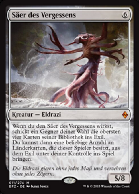 Säer des Vergessens BFZ-11 Mythic Excellent Deutsch