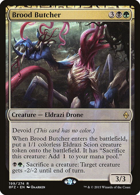 Brood Butcher BFZ-199 Rare Excellent Englisch