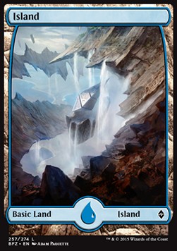 Insel (V.5) BFZ-257 Land Excellent Englisch Foil