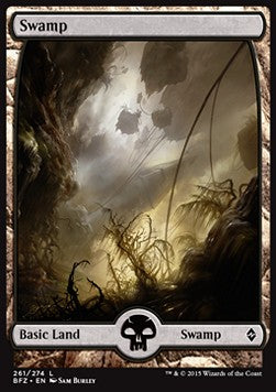 Swamp BFZ-261 Land Good Englisch Foil