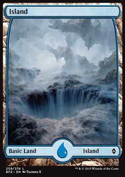 Insel (V.9) BFZ-259 Land Excellent Englisch Foil