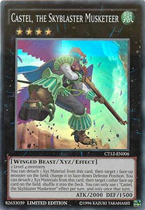 Castel, the Skyblaster Musketeer CT12-006 Super Rare Near Mint Englisch