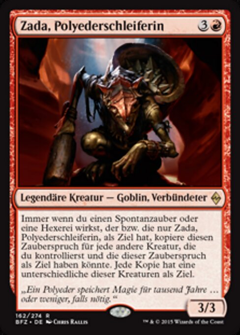 Zada, Polyederschleiferin BFZ-162 Rare Excellent Deutsch