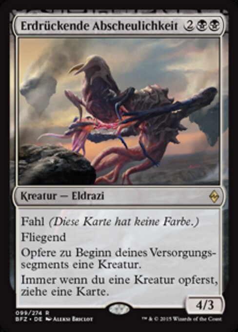 Erdrückende Abscheulichkeit BFZ-99 Rare Excellent Deutsch
