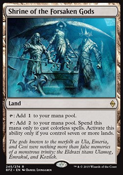Shrine of the Forsaken Gods BFZ-245 Rare Good Englisch