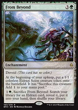From Beyond BFZ-167 Rare Good Englisch Foil