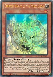 Chiwen, Light of the Yang Zing MP15-EN087 Ultra Rare Light Played Englisch 1. Auflage
