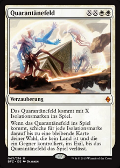 Quarantänefeld BFZ-43 Mythic Excellent Deutsch