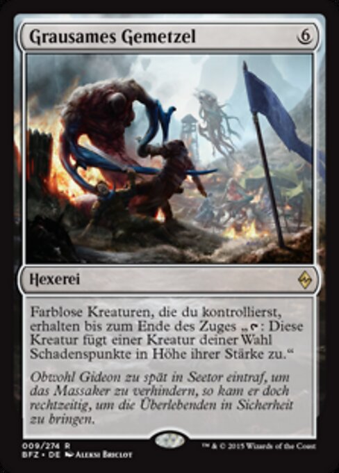 Grausames Gemetzel BFZ-9 Rare Good Deutsch