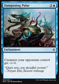 Dämpfendes Pulsieren BFZ-75 Uncommon Excellent Englisch Foil