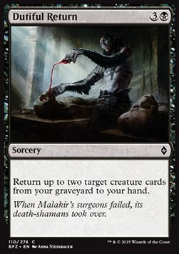 Pflichtbewusste Rückkehr BFZ-110 Common Excellent Deutsch Foil
