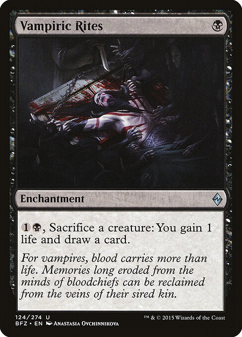 Vampirische Riten BFZ-124 Uncommon Excellent Englisch