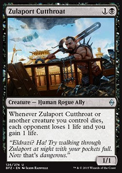 Zulaport Cutthroat BFZ-126 Uncommon Played Englisch