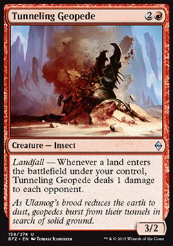 Tunnelgräber-Geoped BFZ-158 Uncommon Good Englisch Foil