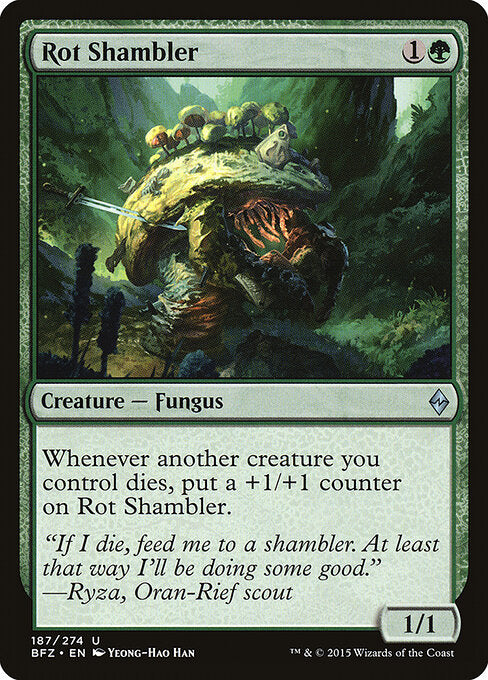 Rot Shambler BFZ-187 Uncommon Excellent Englisch