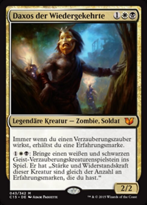 Daxos der Wiedergekehrte (V.1) C15-43 Mythic Good Deutsch