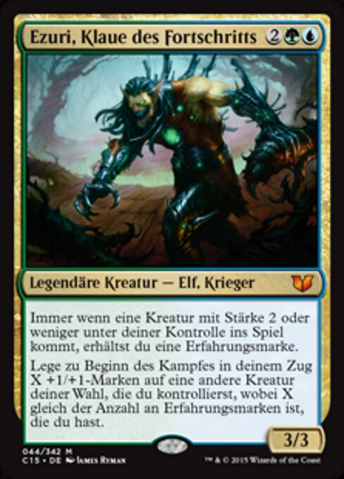 Ezuri, Klaue des Fortschritts (V.1) C15-44 Mythic Good Deutsch