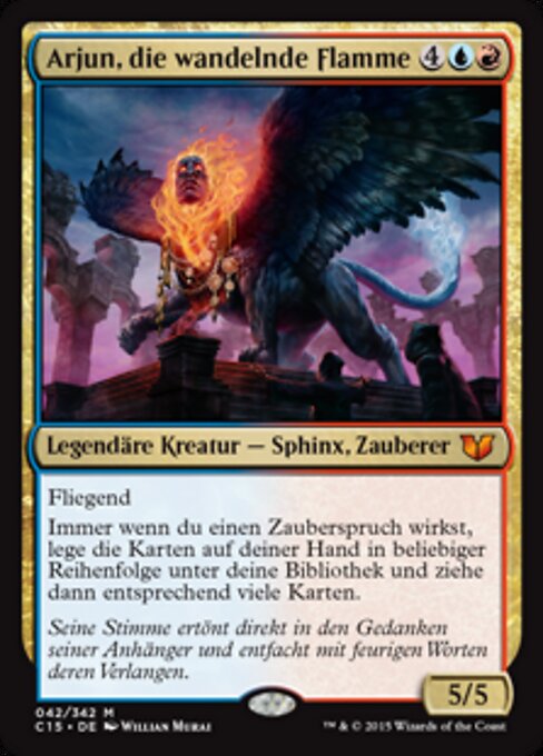 Arjun, die wandelnde Flamme C15-42 Mythic Near Mint Deutsch