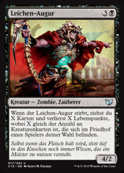 Leichen-Augur C15-17 Uncommon Excellent Deutsch