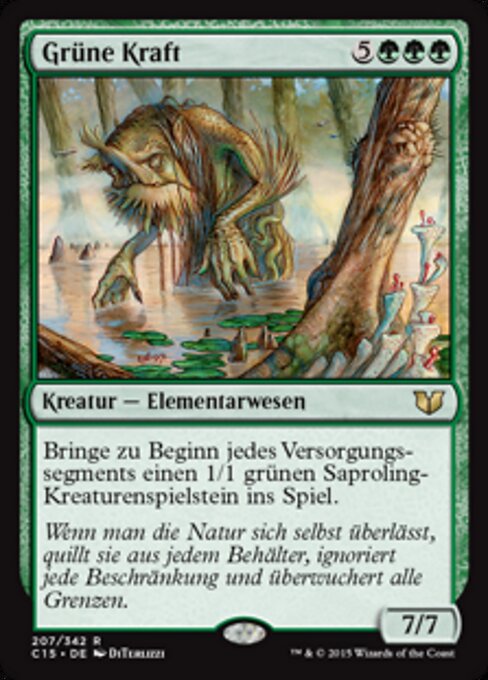 Grüne Kraft C15-207 Rare Light Played Deutsch