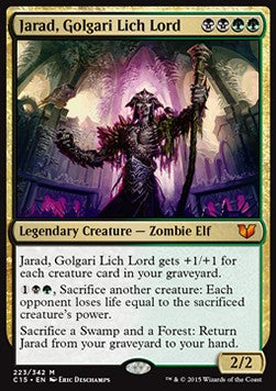 Jarad, Lichfürst der Golgari C15-223 Mythic Played Englisch